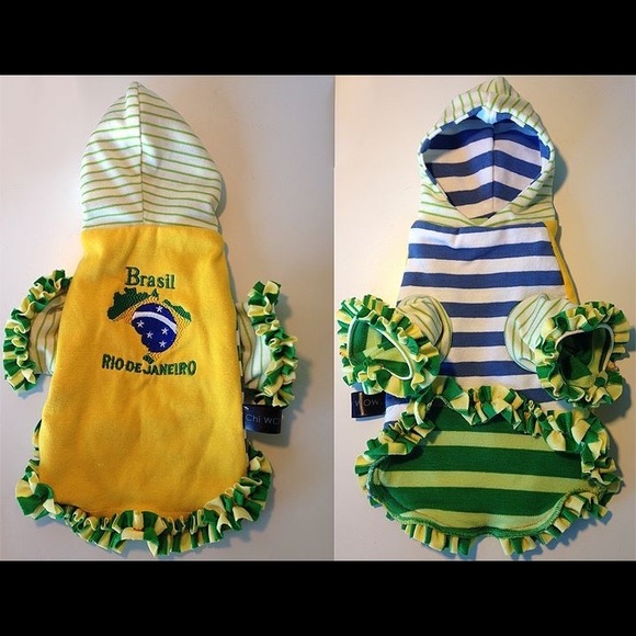 VINTAGE OOAK Hoodie Reversible Brazil - Picture 2 of 5